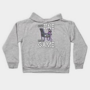 Just One More Game Kids Hoodie